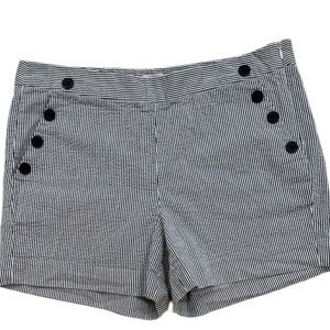 St. Tropez Navy and White Striped Women’s Shorts